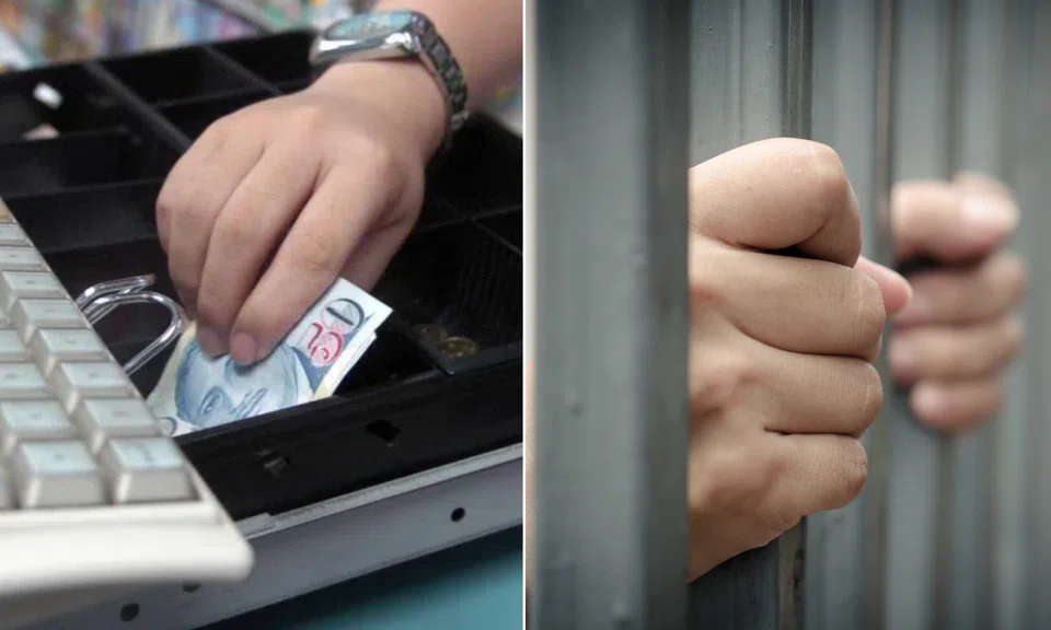 The employee committed embezzlement and theft to fuel his gambling addiction.