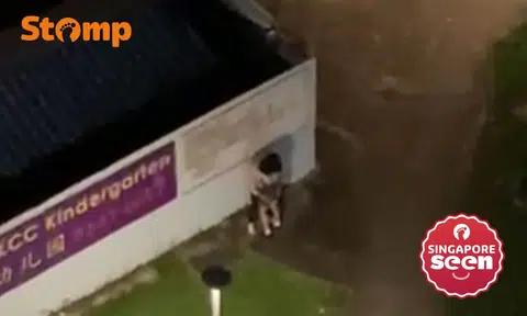 couple engage in PDA outside Serangoon Road KTV