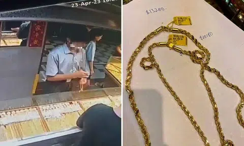 Two teens arrested after attempt to steal gold chains worth $23,000 from Chinatown jewellery shop