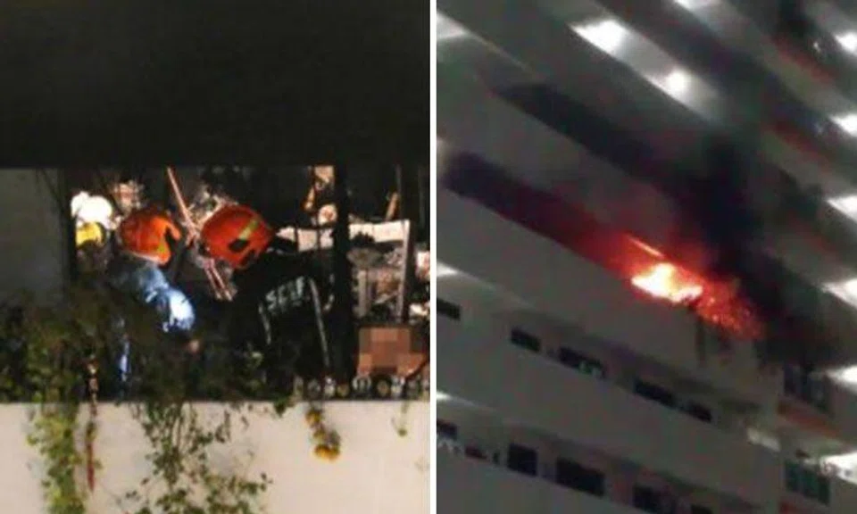 Woman burnt to death in Bedok South fire: Resident heard victim shouting for help