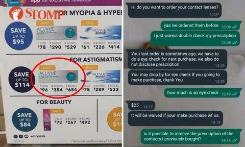 The Stomper shared a screenshot of the online chat between her daughter and the shop.