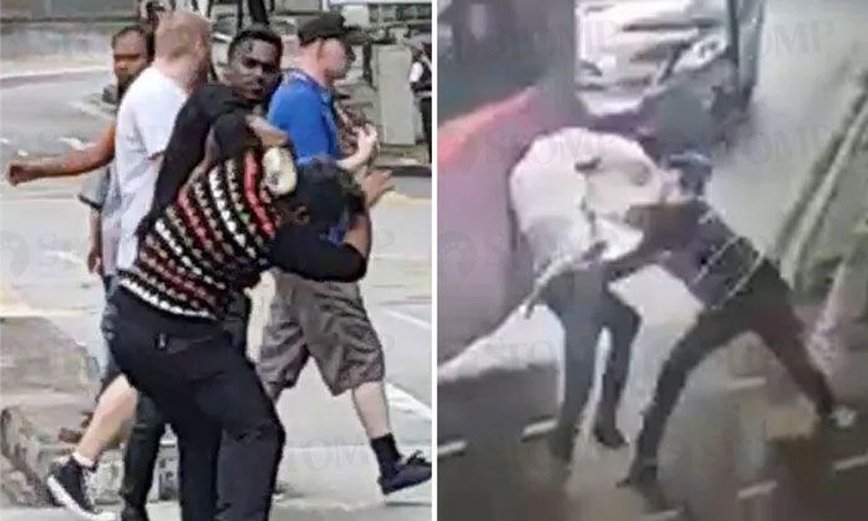 Fight at Orchard Rd: Man, 25, arrested for rioting after being taken to hospital