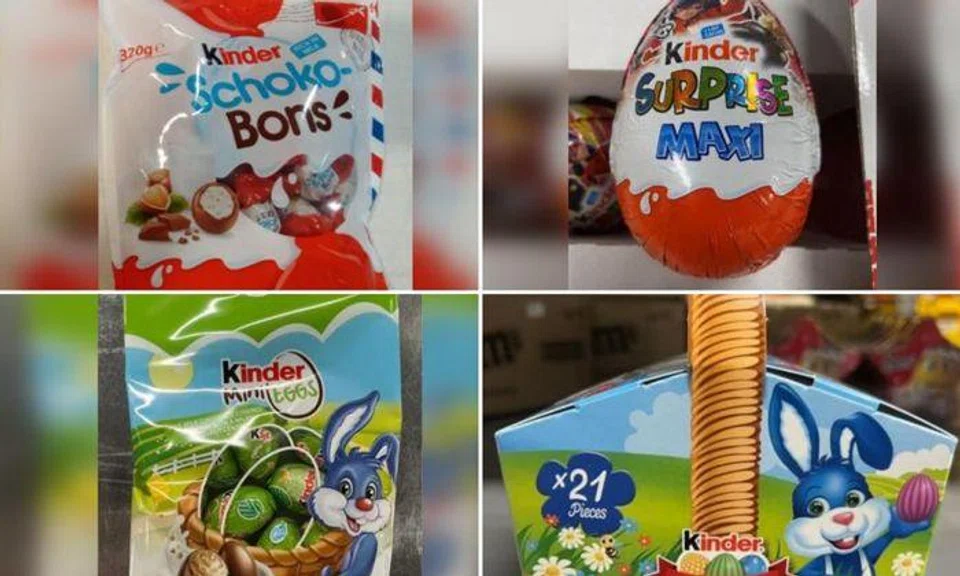 SFA widens recall of Kinder chocolate products over salmonella concerns