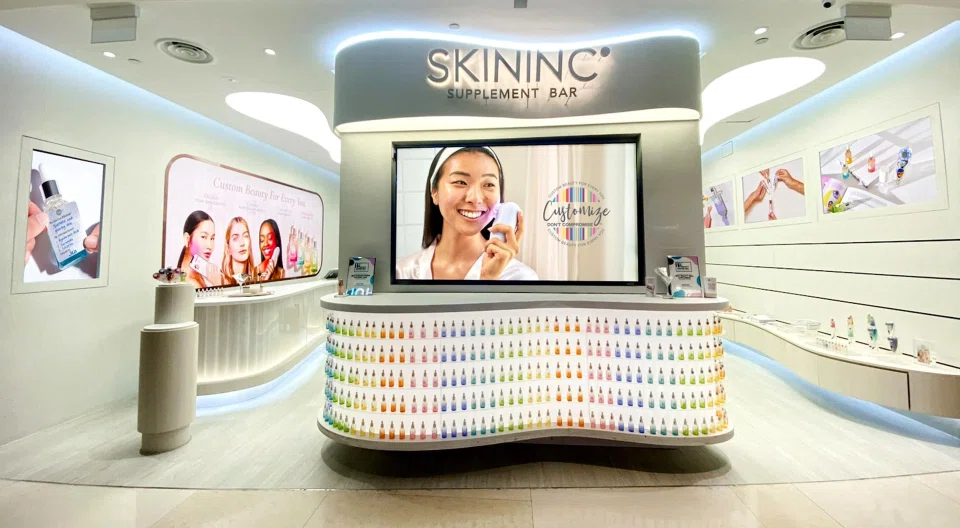 Skin Inc's former Ion Orchard store in a photo taken in 2022.