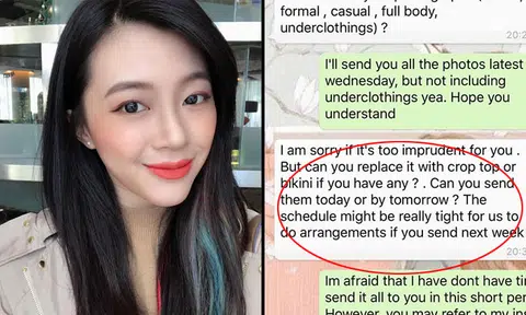 Pretty young Malaysian woman almost tricked by pervert into sending photos of herself in underwear