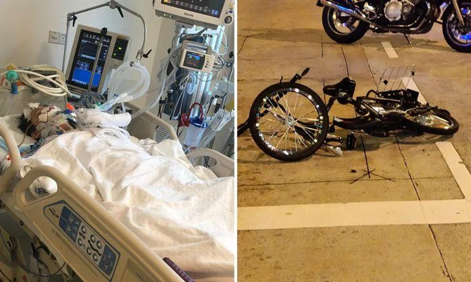 Jalan Kayu accident: GrabFood rider in ICU with punctured lungs and spleen, blood clot in brain