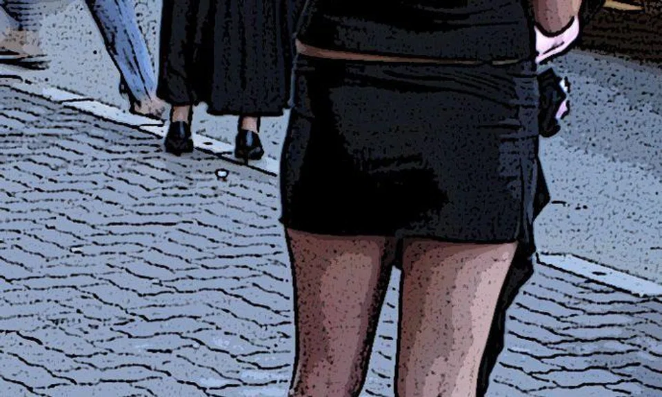 'Why is filming upskirt a crime, but not filming a PDA couple?' asks man