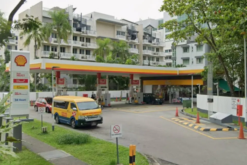 The 23-year-old full-time police NSF was found alone by his teammates at 328 Pasir Panjang Road, the address of a Shell petrol station.