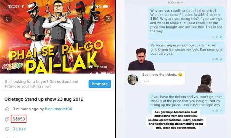 Woman attempts to sell OKLETSGO show tickets for $850 -- then takes down post after getting called out
