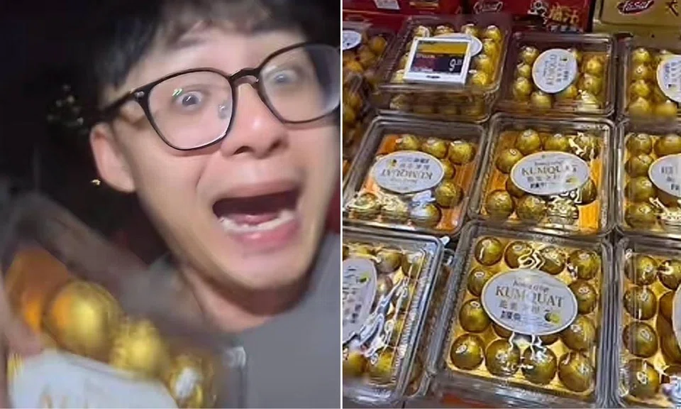 The TikToker bought the kumquats from the FairPrice outlet at Marsiling.