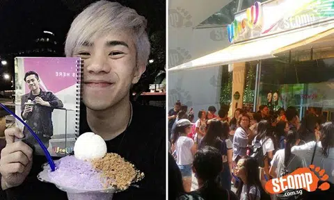 Crowds flock to S'pore YouTube star's meet-and-greet session at his Plaza Sing dessert cafe