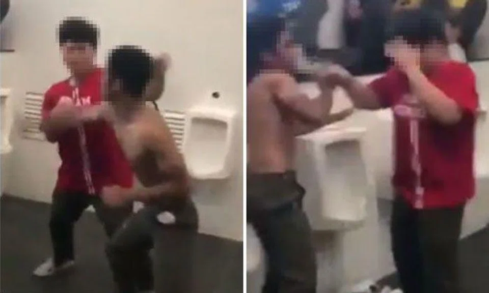 Tampines Secondary looking into viral video of 2 students fighting in toilet