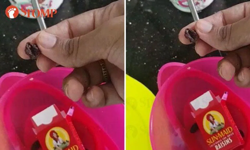FairPrice investigating after Stomper finds "fruit flies and worms" in packet of raisins