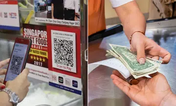 Netizens are divided over cash and digital payments.