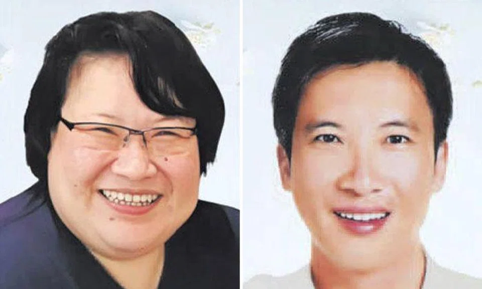 According to a cousin, Mr Leslie Chan (right) died of stage four lung cancer while Ms Susanne Chan suffered a heart attack.