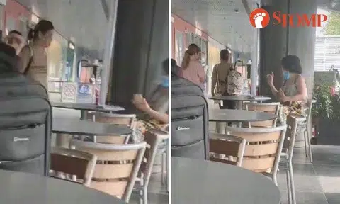 Stompers Melinda and Tactical shared videos of the incident in the outdoor seating area at Northpoint City Mall.