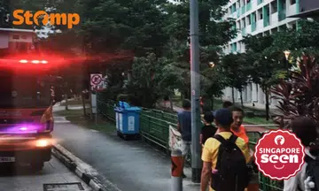 Fire at Block 48 Lower Delta Road