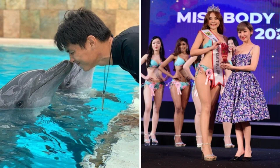 Ex-dolphin trainer Macric Koh wins Manhunt and social media marketer Rebecca Kwek is Miss Body Beautiful.