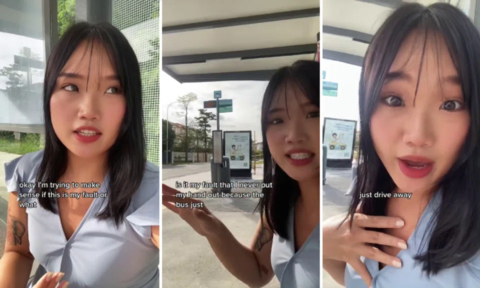TikToker abercado made a video about the incident with the caption: "So done with Singapore bus culture I don't know."
