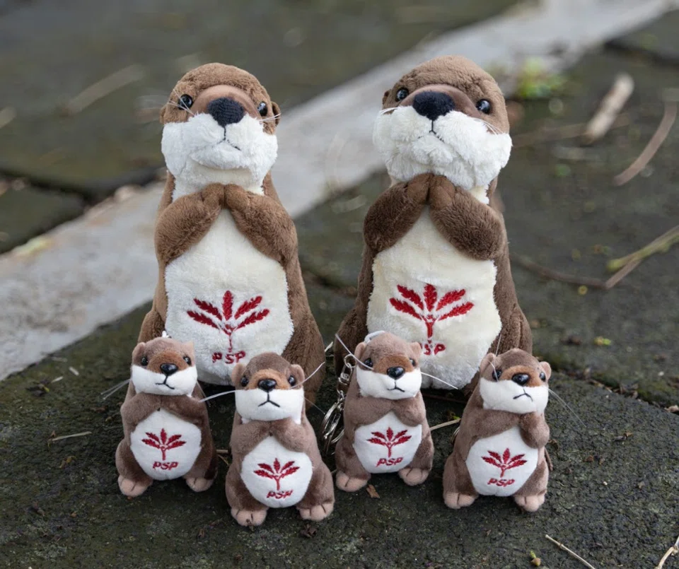 The Progress Singapore Party is selling plushies of its mascot, an otter named Otica.
