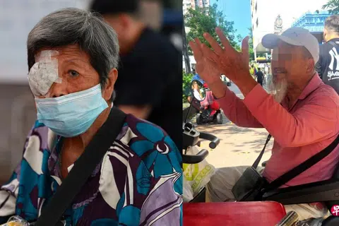 Tissue seller wars: One-legged man allegedly pours coffee on elderly woman's head outside temple