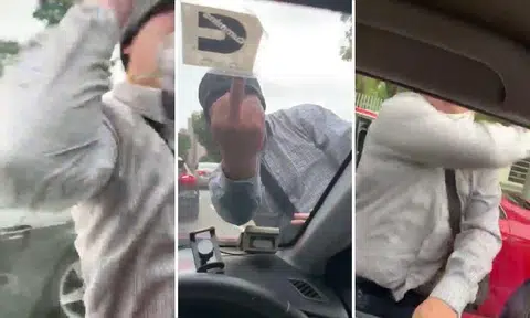 A 2019 video of a Transcab taxi driver violently banging on the window of the car is circulating online again.