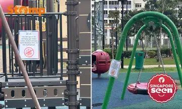 Posters seen at Choa Chu Kang playground after dog incident