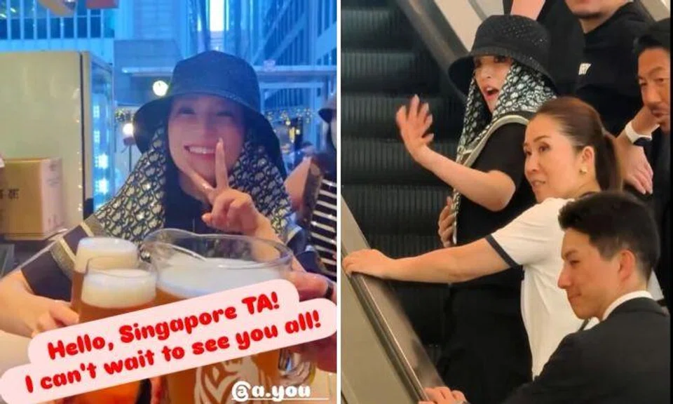 Ayumi Hamasaki in Singapore.