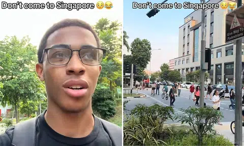 American tourist complains that Singapore is too expensive