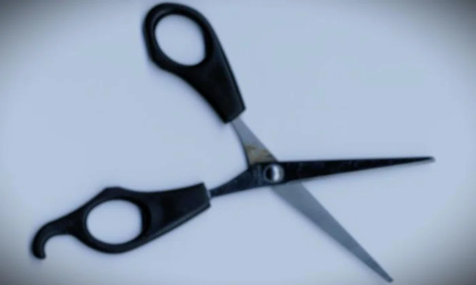 Homeless man got cut on cheek after another threw scissors at him in quarrel over donated clothes at shelter