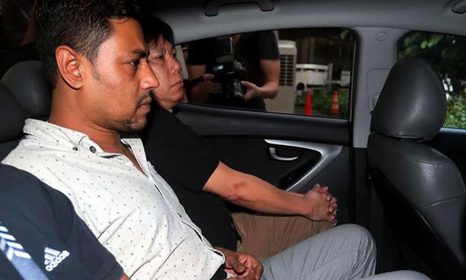 Photo: The Straits Times and Lianhe Wanbao. The accused, 34-year-old Rana. 