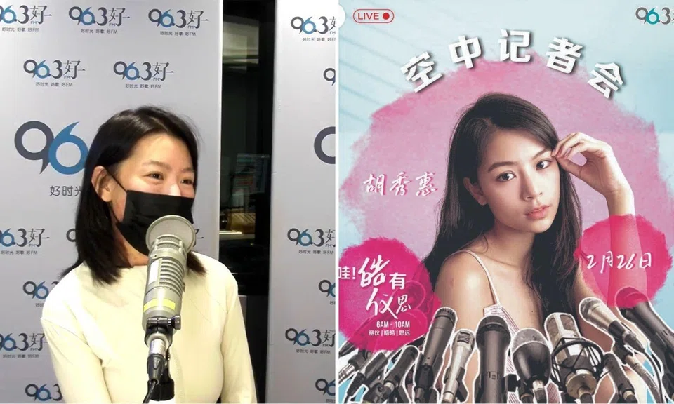 The former flight attendant made an appearance on a 96.3 Hao FM radio show.