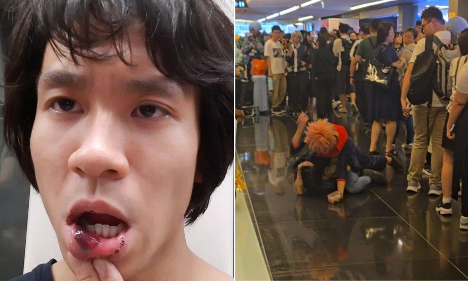 amos yee assaulted at suntec convention centre
