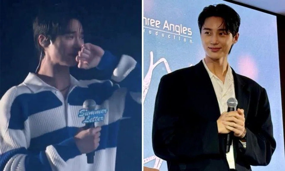Byeon Woo-seok in Singapore.