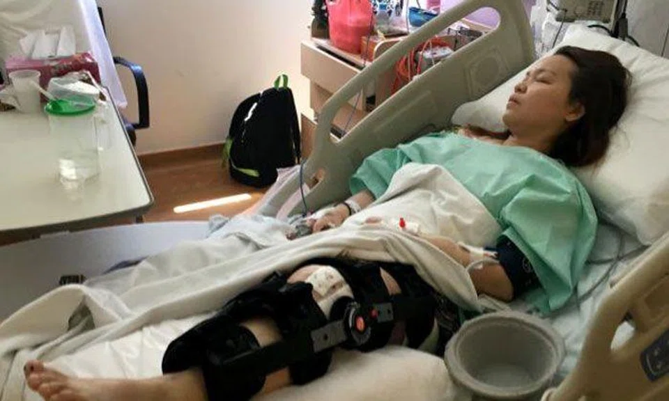 I remember the car coming towards me, but I couldn't do anything: Woman who was flung from bike in fatal AYE accident