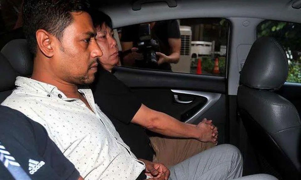 Photo: The Straits Times and Lianhe Wanbao. The accused, 34-year-old Rana. 