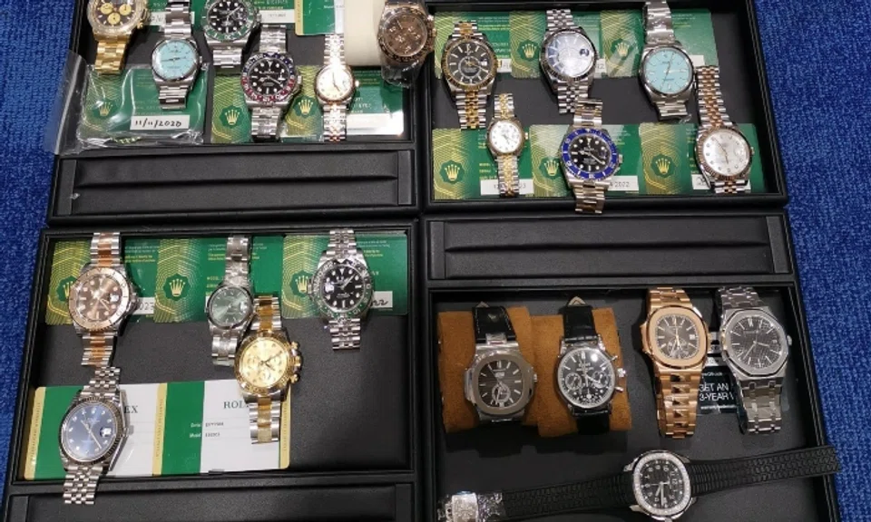 Police recovered 23 luxury watches amounting to $900,000.