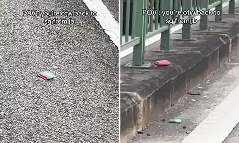 Vapers dump devices on Causeway before entering Singapore