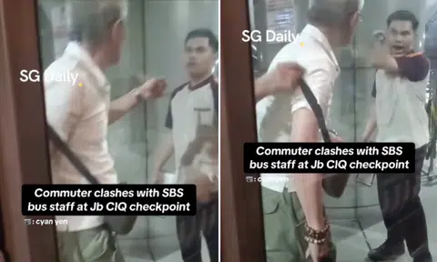 SBS Transit to discipline employee for yelling at elderly man who jumped queue at JB checkpoint bus stop