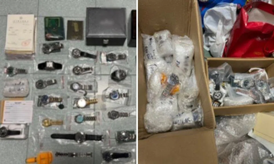 170 pieces of purported trademark-infringing goods were seized.