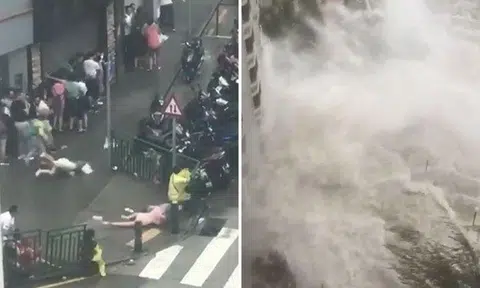 Scary videos of Typhoon Hato that hit Hong Kong and Macau