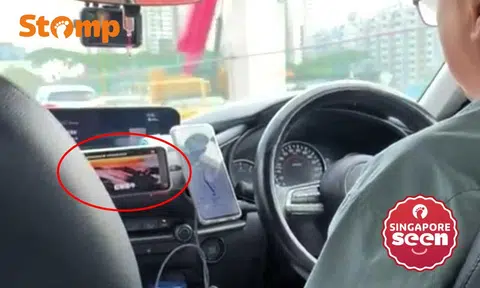 Tada driver watches video while driving