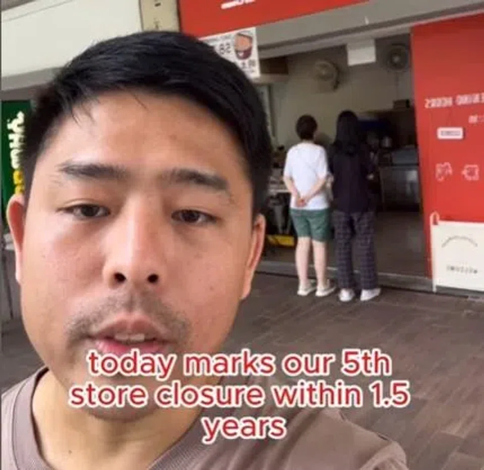 Mr Khoo Kiat Hwee in an Instagram post sharing about the closure of his store at Choa Chu Kang.