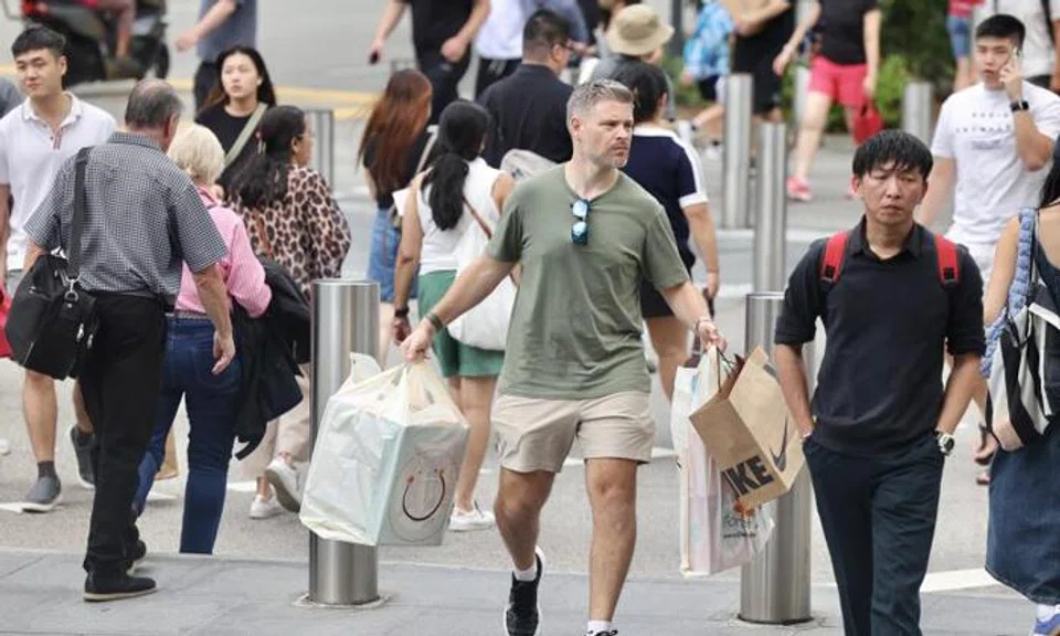 File photo: Public seen shopping at Orchard Road.