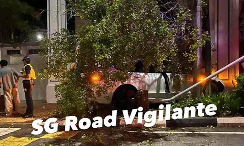 26-year-old man arrested for drink driving after crashing car into Chinatown shophouse 