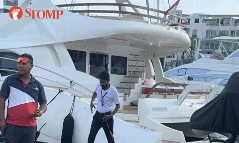 The dock at 2 Keppel Bay Vista where the body was retrieved.