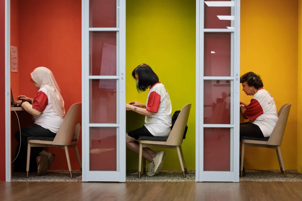 Aces Care HelpLife volunteers manning the helpline. Aces Care has noticed an increase in the number of seniors calling over issues related to mental health.