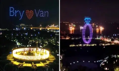 Man proposes to girlfriend with epic light show involving 150 drones at Gardens by the Bay
