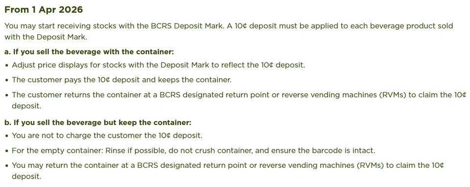 BCRS charge at dim sum restaurant