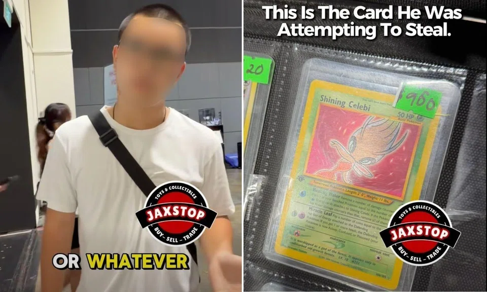 A man was accused of stealing a card worth $960 at HobbyCon 2026. 